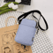 Mini Phone Pouch Lightweight Canvas Crossbody Small Shoulder Tote Bag 11