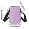 Mini Phone Pouch Lightweight Canvas Crossbody Small Shoulder Tote Bag 4