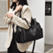 PU Shoulder Bag For Women Daily Commuter Handbag Zipper Closure Everyday Tote 0