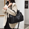 PU Shoulder Bag For Women Daily Commuter Handbag Zipper Closure Everyday Tote 0
