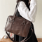 Japanese Style JK Shoulder Bag PU Leather Crossbody Everyday Casual Handbag 5