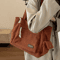 Corduroy Tote Bag With Multi Pockets Large Everyday Casual Shoulder Bag For Women 6