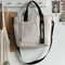 Casual Large Capacity Waterproof Tote Shoulder Bag Nylon Canvas Handbag 6