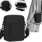 Solid Color Crossbody Shoulder Bag Lightweight Phone Sling Unisex Everyday Bag 0