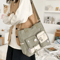 Waterproof Canvas Shoulder Bag Nylon Messenger Crossbody Tote For Women 134 X 106 X 39 Inches 9