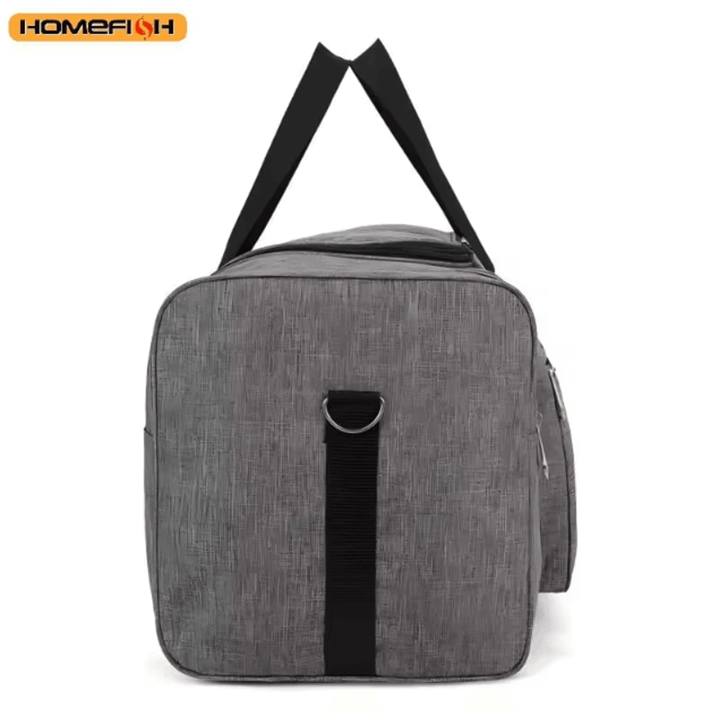 HOMEFISH Oxford Waterproof Travel Duffel Bag Large Capacity Weekend Luggage Bag 5