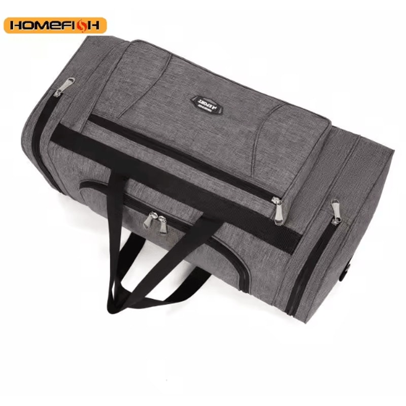 HOMEFISH Oxford Waterproof Travel Duffel Bag Large Capacity Weekend Luggage Bag 6