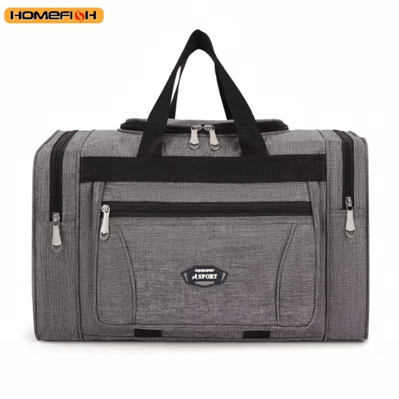 HOMEFISH Oxford Waterproof Travel Duffel Bag Large Capacity Weekend Luggage Bag 7