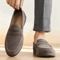 Business Commute Mens Casual Loafers Genuine Leather Lightweight Driving Walking Shoes 2