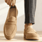 Business Commute Mens Casual Loafers Genuine Leather Lightweight Driving Walking Shoes 4