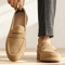 Business Commute Mens Casual Loafers Genuine Leather Lightweight Driving Walking Shoes 4