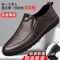 Mens PU Leather Loafers Non Slip Casual Slip On Lightweight Walking Flats 1