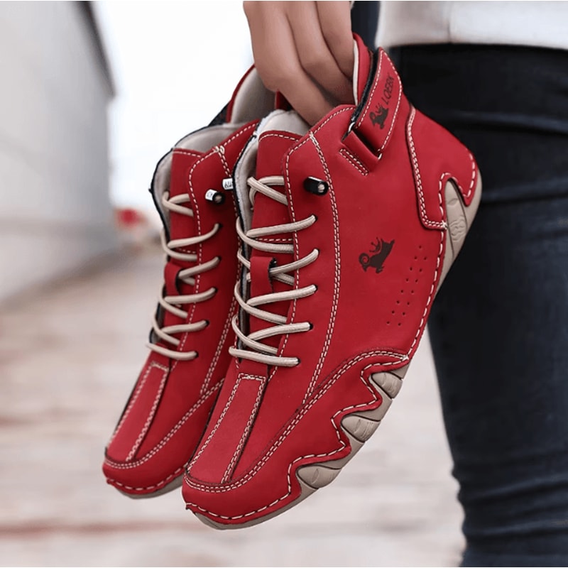 Mens Casual Leather Outdoor Walking Loafers Comfortable Lightweight Sneakers Shoes 2