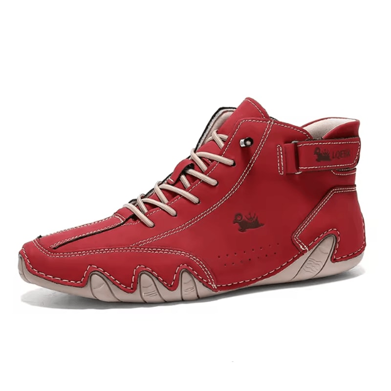 Mens Casual Leather Outdoor Walking Loafers Comfortable Lightweight Sneakers Shoes 9