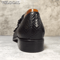 Luxury Mens Genuine Leather Loafers Formal Casual Double Monk Shoes 4