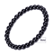 Black Obsidian Healing Bracelet Round Bead Stretch Wristband Healthy Weight Loss Bangle Stress Reli 4