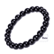 Black Obsidian Healing Bracelet Round Bead Stretch Wristband Healthy Weight Loss Bangle Stress Reli 5