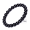 Black Obsidian Healing Bracelet Round Bead Stretch Wristband Healthy Weight Loss Bangle Stress Reli 5