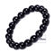 Black Obsidian Healing Bracelet Round Bead Stretch Wristband Healthy Weight Loss Bangle Stress Reli 6