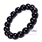 Black Obsidian Healing Bracelet Round Bead Stretch Wristband Healthy Weight Loss Bangle Stress Reli 7