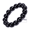 Black Obsidian Healing Bracelet Round Bead Stretch Wristband Healthy Weight Loss Bangle Stress Reli 8