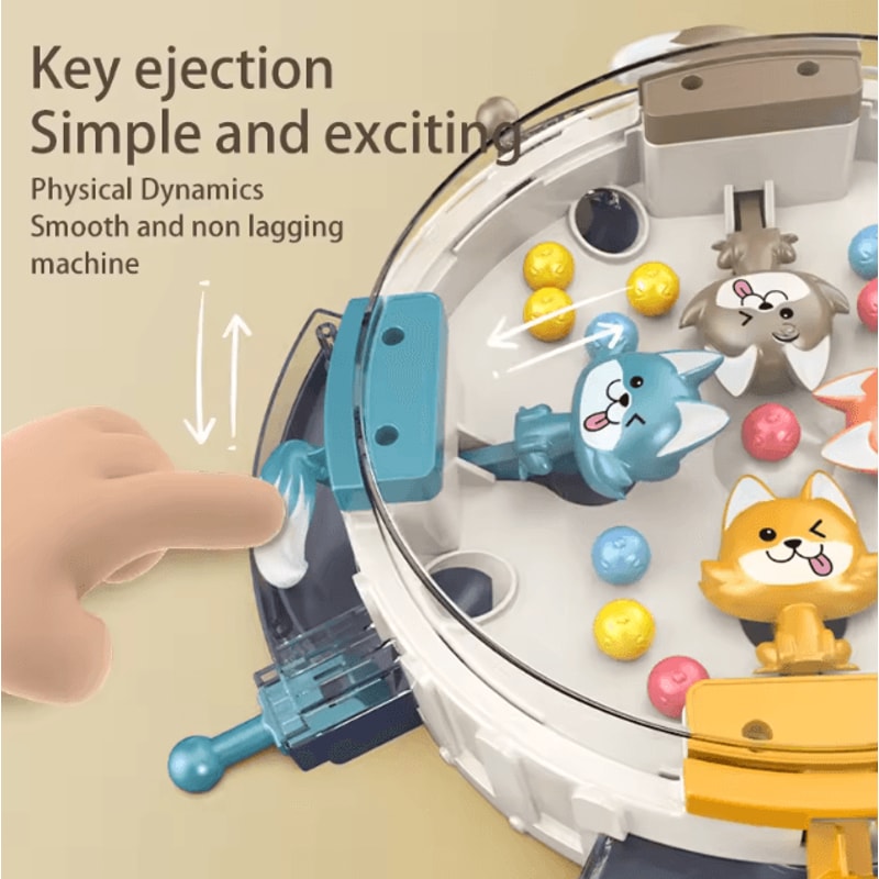 Family Interactive Desktop Game Hungry Wolf Eating Beans Challenge Puzzle 3