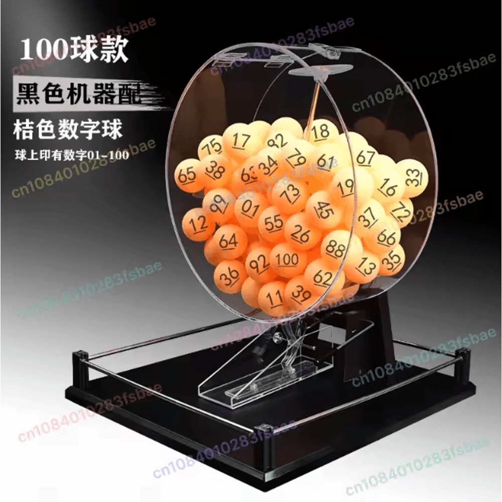 Manual Lucky Lottery Machine Lottery Table Tennis Number Selection Activity 10