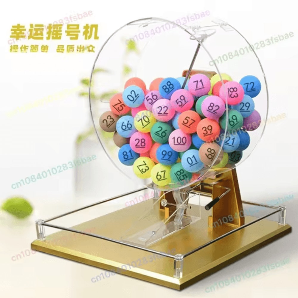 Manual Lucky Lottery Machine Lottery Table Tennis Number Selection Activity 1