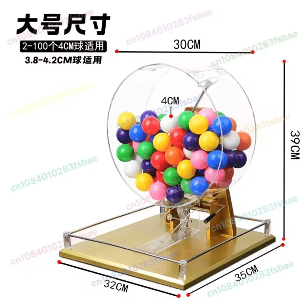 Manual Lucky Lottery Machine Lottery Table Tennis Number Selection Activity 2