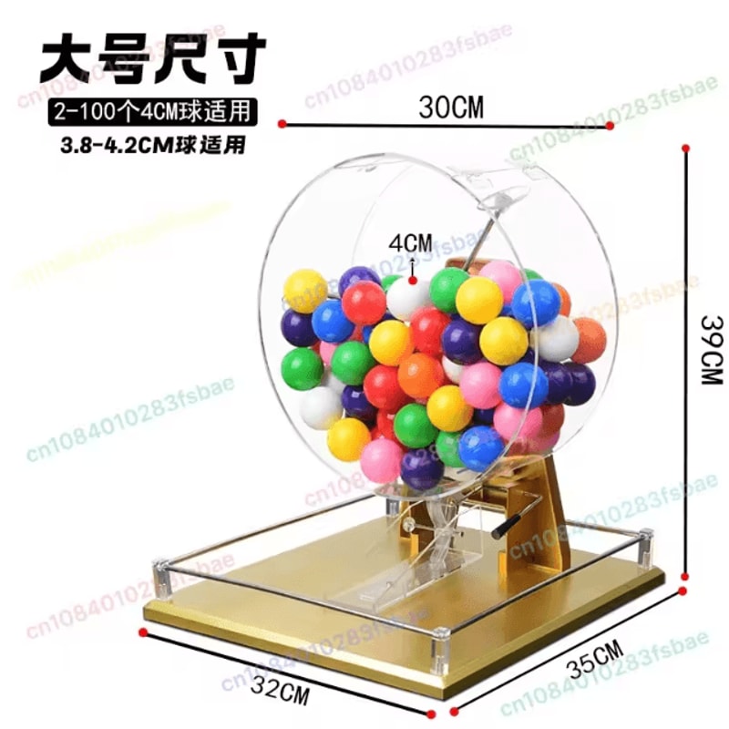 Manual Lucky Lottery Machine Lottery Table Tennis Number Selection Activity 2