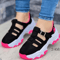 Womens Casual Buckle Strap Sandals Breathable Open Toe Flat Thick Sole Summer Shoes 8