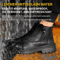 Mens Safety Steel Toe Work Boots Brown Leather Puncture Proof Protection Shoes 3