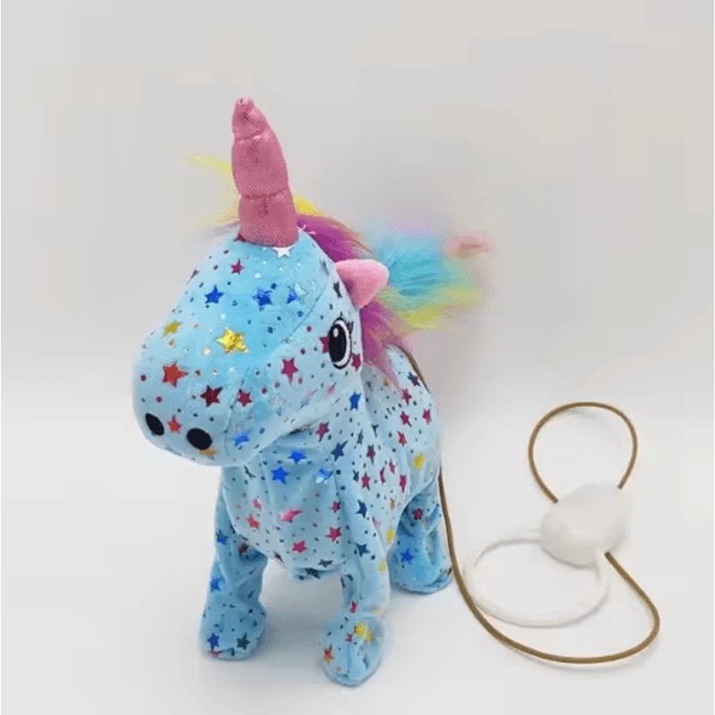 Cute Plush Electric Walking Talking Unicorn Alpaca Musical Toy For Kids 35cm 8