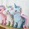 Cute Plush Electric Walking Talking Unicorn Alpaca Musical Toy For Kids 35cm 1