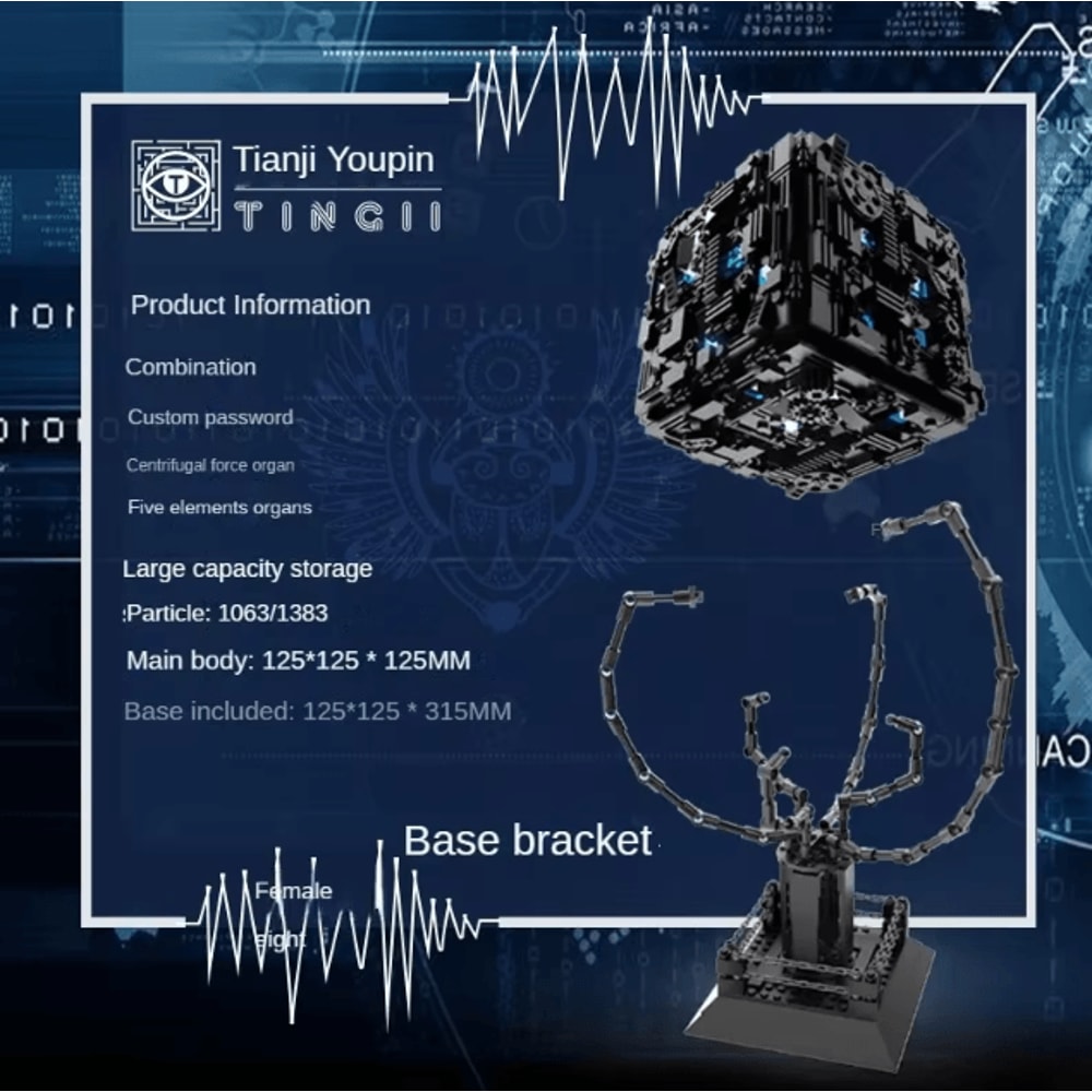 Mechanism Decryption Building Block Puzzle Toy High Difficulty Assembly Challenge 2