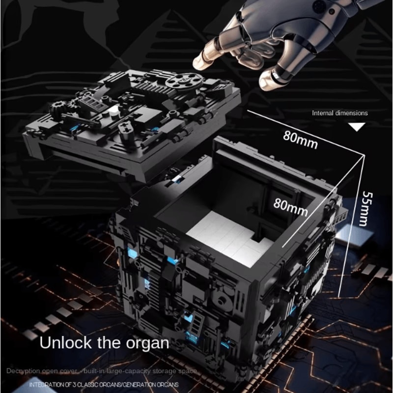 Mechanism Decryption Building Block Puzzle Toy High Difficulty Assembly Challenge 4