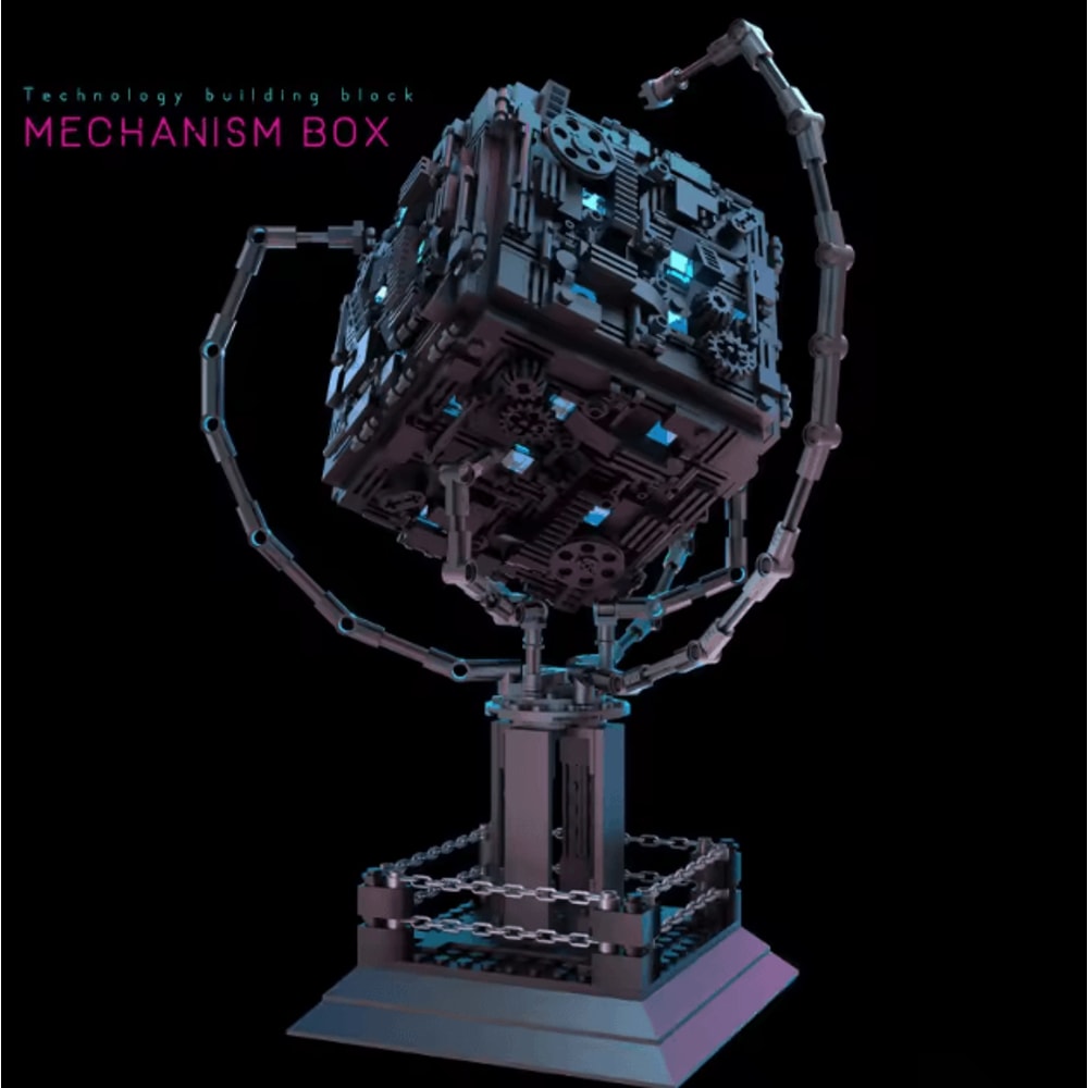 Mechanism Decryption Building Block Puzzle Toy High Difficulty Assembly Challenge 6