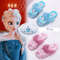 Disney Girls Cotton Slippers Princess Cartoon Frozen Elsa Soft Warm Indoor Home Shoes 0
