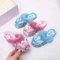 Disney Girls Cotton Slippers Princess Cartoon Frozen Elsa Soft Warm Indoor Home Shoes 1