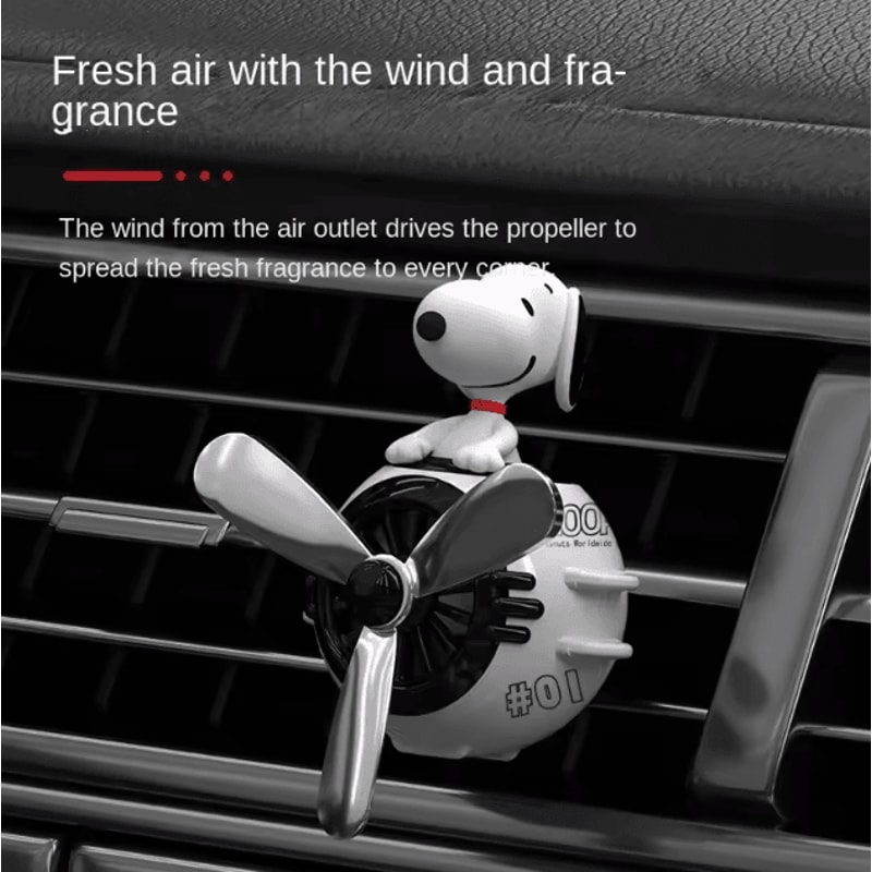 Cute Snoopy Car Air Freshener Perfume Clip Car Air Outlet Decoration 0