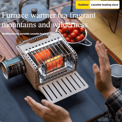 portable outdoor mini heating gas stove camping heater and cooker