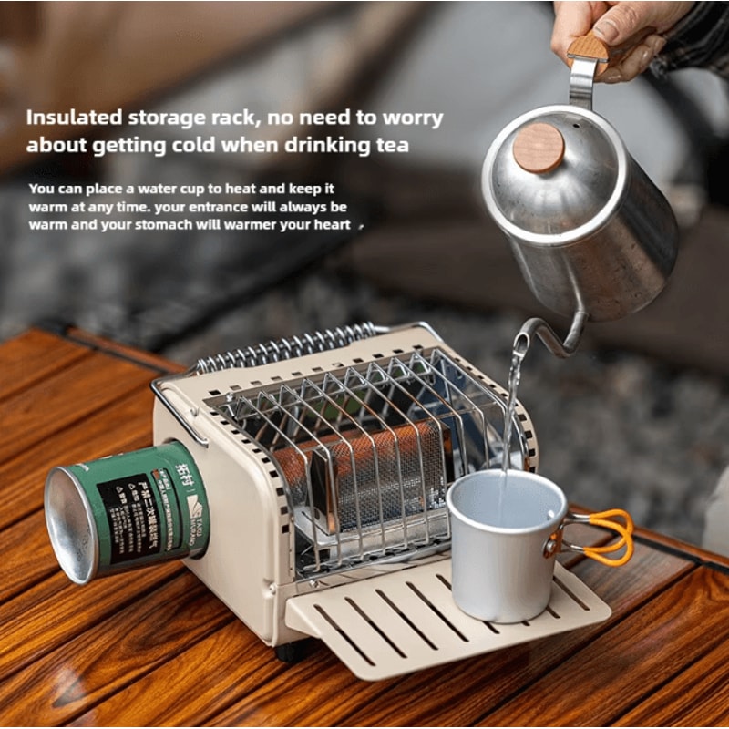 Portable Outdoor Mini Heating Gas Stove Camping Heater And Cooker 2