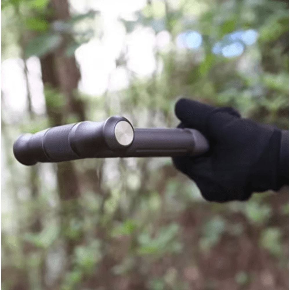 Tungsten Steel Multifunction Self Defense Walking Stick Detachable Portable Foldable Hiking Pole 3