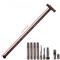 Tungsten Steel Multifunction Self Defense Walking Stick Detachable Portable Foldable Hiking Pole 6