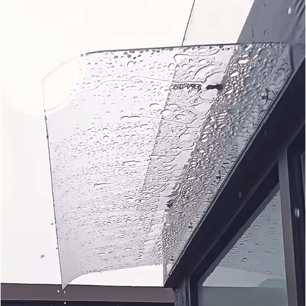 Plastic Door Canopy Outdoor Rain Cover Garden Awnings Shelter For Home Entry 2