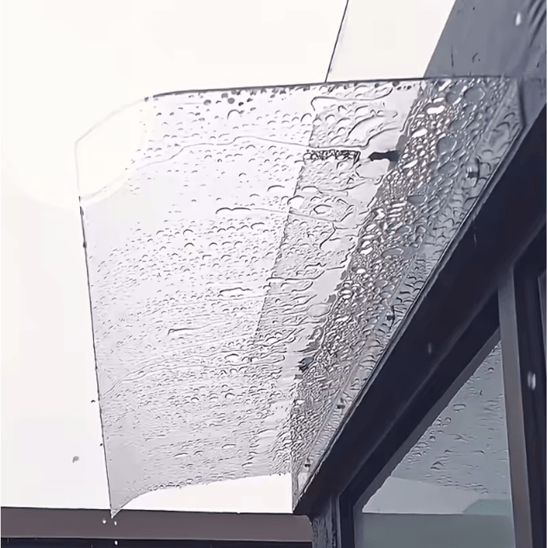 Plastic Door Canopy Outdoor Rain Cover Garden Awnings Shelter For Home Entry 2