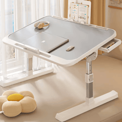 foldable laptop desk adjustable bed table portable computer desk for home office and study