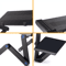 Adjustable Laptop Desk Stand Portable Aluminum Ergonomic Lapdesk With Mouse Pad 3