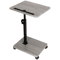 Adjustable Rolling Overbed Table Mobile Bedside Laptop Desk With 360 Rotatable Tray 9