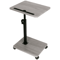 Adjustable Rolling Overbed Table Mobile Bedside Laptop Desk With 360 Rotatable Tray 9